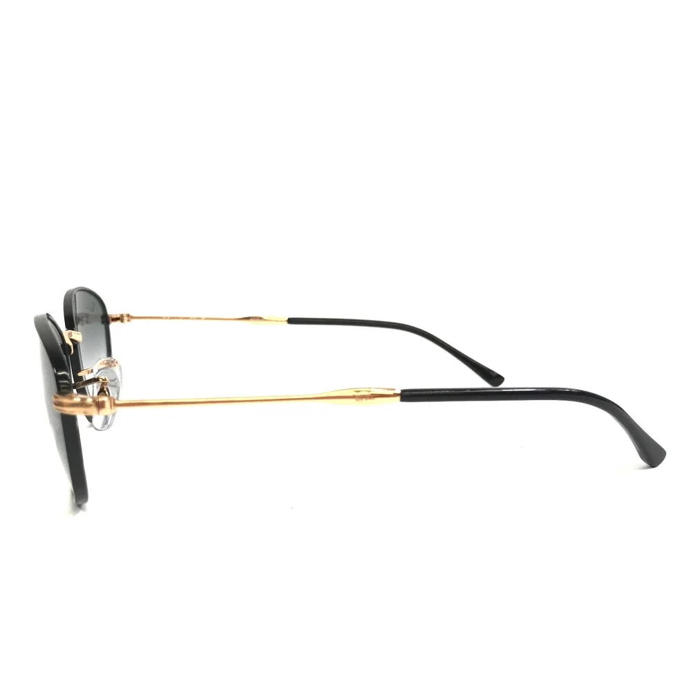 Ray-Ban Sunglasses RB3749 9272/3F Arista Gold Oval Frame w/ Gradient Blue Lenses